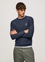 alege tricoul cu guler rotunjit bărbați Pepe Jeans indigo 6Z0R46858