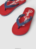 Bay Beach șlapi de bază pentru plajă băiat Pepe Jeans roșu 6Z0R461556 - imagine 3