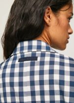 blazer cu imprimeu cu carouri femei Pepe Jeans multi 6Z0R46136 - imagine 5