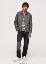 blugi Adams cu talie medie relaxat bărbați Pepe Jeans denim 6Z0R46815