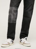 blugi Adams cu talie medie relaxat bărbați Pepe Jeans denim 6Z0R46815 - imagine 4
