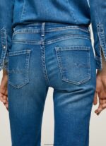 blugi aubrey slim fit cu talie medie femei Pepe Jeans denim 6Z0R4668 - imagine 5