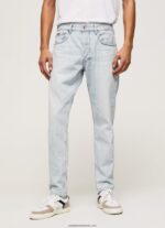 blugi callen cu talie medie relaxed fit bărbați Pepe Jeans denim 6Z0R46809 - imagine 2