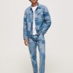 blugi callen relaxed fit cu talie medie bărbați Pepe Jeans denim 6Z0R46816