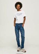 blugi carey cu talie medie relaxed fit femei Pepe Jeans denim 6Z0R4686