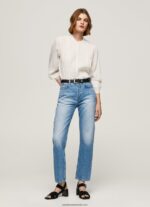 blugi celyn cu talie înaltă, cu ajustare regulată femei Pepe Jeans denim 6Z0R4625