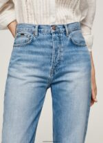 blugi celyn cu talie înaltă, cu ajustare regulată femei Pepe Jeans denim 6Z0R4625 - imagine 3