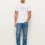 blugi cu talie lejeră Easton bărbați Pepe Jeans denim 6Z0R46819
