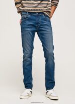 blugi cu talie medie cu vârf cu talie medie bărbați Pepe Jeans denim 6Z0R46801 - imagine 2