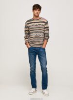 blugi cu talie medie cu vârf cu talie medie bărbați Pepe Jeans denim 6Z0R46801