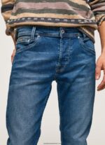 blugi cu talie medie cu vârf cu talie medie bărbați Pepe Jeans denim 6Z0R46801 - imagine 3