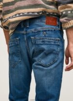 blugi cu talie medie cu vârf cu talie medie bărbați Pepe Jeans denim 6Z0R46801 - imagine 5