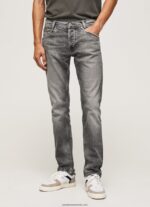 blugi cu talie medie cu vârf cu talie medie bărbați Pepe Jeans denim 6Z0R46802 - imagine 2