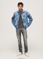 blugi cu talie medie cu vârf cu talie medie bărbați Pepe Jeans denim 6Z0R46802