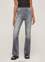 blugi evazați cu talie înaltă dion femei Pepe Jeans denim 6Z0R4663 - imagine 2