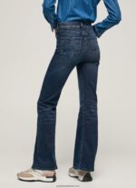 blugi evazați cu talie înaltă Willa femei Pepe Jeans denim 6Z0R4661 - imagine 4