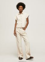 blugi mayfair cu talie medie relaxată femei Pepe Jeans denim 6Z0R4689