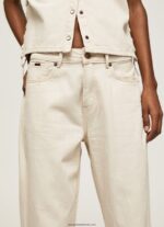 blugi mayfair cu talie medie relaxată femei Pepe Jeans denim 6Z0R4689 - imagine 3