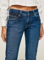 blugi noi Brooke cu talie medie regulată femei Pepe Jeans denim 6Z0R4611 - imagine 3