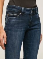 blugi noi Brooke slim fit cu talie mijlocie femei Pepe Jeans denim 6Z0R4635 - imagine 3