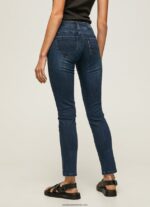 blugi noi Brooke slim fit cu talie mijlocie femei Pepe Jeans denim 6Z0R4635 - imagine 4