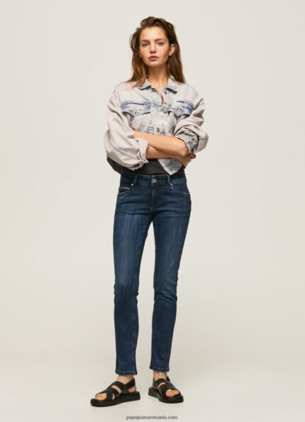 blugi noi Brooke slim fit cu talie mijlocie femei Pepe Jeans denim 6Z0R4635
