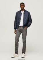 blugi obișnuiți conici bărbați Pepe Jeans gri modern 6Z0R461118