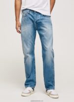 blugi penn cu ridicare scăzută bărbați Pepe Jeans denim 6Z0R46810 - imagine 2