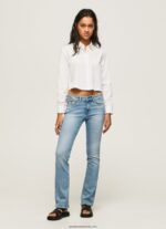 blugi piccadilly slim fit femei Pepe Jeans denim 6Z0R4672