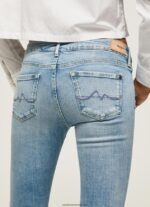 blugi piccadilly slim fit femei Pepe Jeans denim 6Z0R4672 - imagine 5