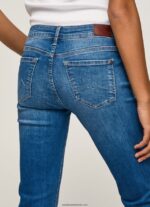 blugi piccadilly slim fit femei Pepe Jeans denim 6Z0R4675 - imagine 5