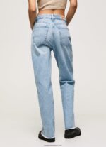 blugi robyn cu talie înaltă, cu ajustare normală femei Pepe Jeans denim 6Z0R4616 - imagine 5