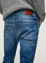 blugi skinny mason cu talie medie bărbați Pepe Jeans denim 6Z0R46791 - imagine 4