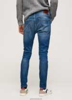 blugi skinny mason cu talie medie bărbați Pepe Jeans denim 6Z0R46791 - imagine 5