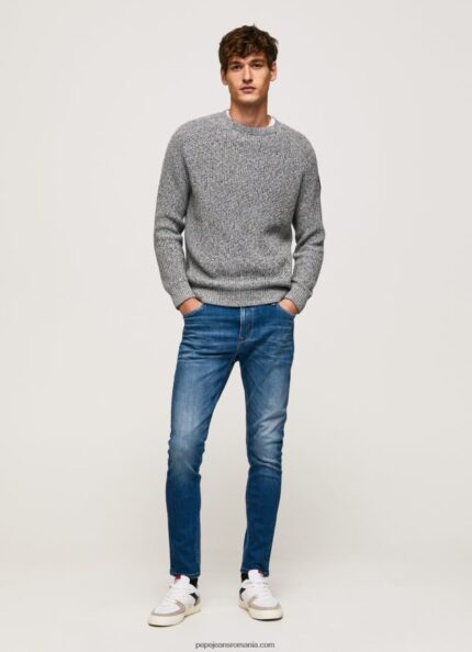 blugi skinny mason cu talie medie bărbați Pepe Jeans denim 6Z0R46791