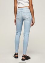 blugi skinny soho cu talie medie femei Pepe Jeans denim 6Z0R4653 - imagine 4