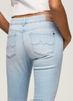 blugi skinny soho cu talie medie femei Pepe Jeans denim 6Z0R4653 - imagine 5