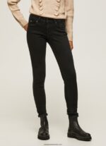 blugi soho slim fit cu talie mijlocie femei Pepe Jeans denim 6Z0R4656 - imagine 2