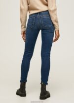 blugi soho slim fit cu talie mijlocie femei Pepe Jeans denim 6Z0R4657 - imagine 4