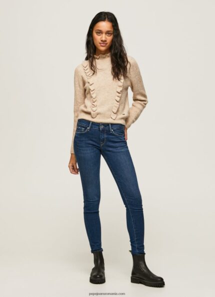 blugi soho slim fit cu talie mijlocie femei Pepe Jeans denim 6Z0R4657
