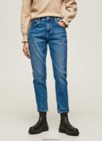 blugi violet mom carot fit cu talie înaltă femei Pepe Jeans denim 6Z0R4682 - imagine 2