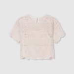 bluză croșetată noelle fată Pepe Jeans mousse 6Z0R461473