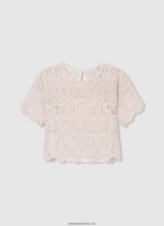 bluză croșetată noelle fată Pepe Jeans mousse 6Z0R461473