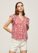 bluza cu imprimeu flori femei Pepe Jeans multi 6Z0R46372