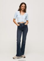cămașă cardigan cu nervuri femei Pepe Jeans dafin 6Z0R46408 - imagine 2