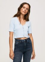 cămașă cardigan cu nervuri femei Pepe Jeans dafin 6Z0R46408