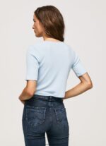 cămașă cardigan cu nervuri femei Pepe Jeans dafin 6Z0R46408 - imagine 4