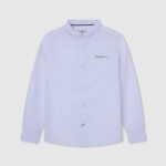 cămașă din arțar cu guler mao băiat Pepe Jeans aproape alb 6Z0R461671
