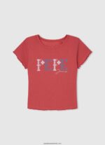 cămașă din bumbac cu nervuri fată Pepe Jeans alb 6Z0R461421 - imagine 3
