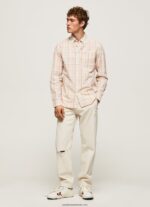 cămașă din popelin în carouri bărbați Pepe Jeans multi 6Z0R461068 - imagine 3